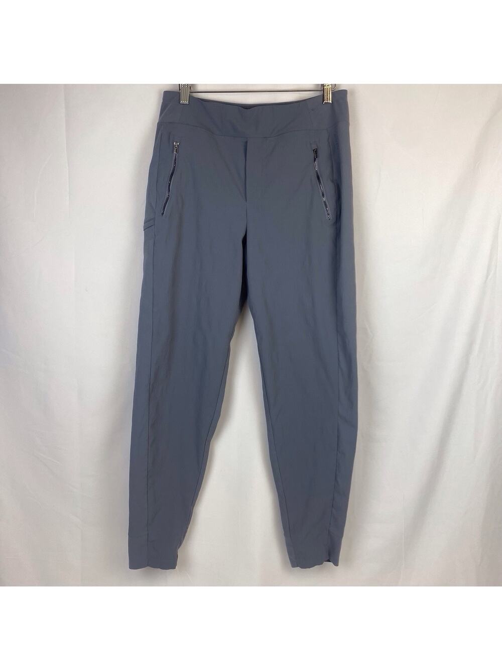 Athleta Trekkie North High Rise Jogger Pants Blue Hiking Outdoor Size 8 Tall